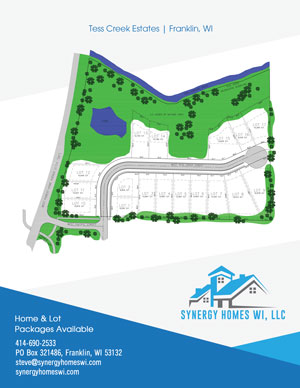 Tess Creek Synergy Homes Subdivision Franklin, WI
